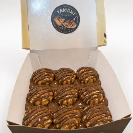 Mini pancakes chocolate
