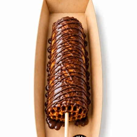 Chocolate waffle stick