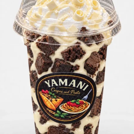 white chocolate cup