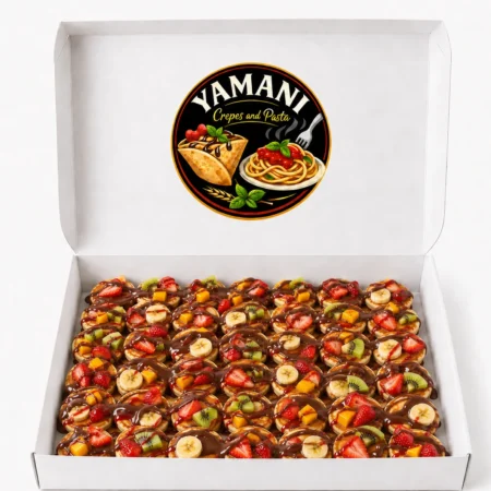 fruits mini pancakes