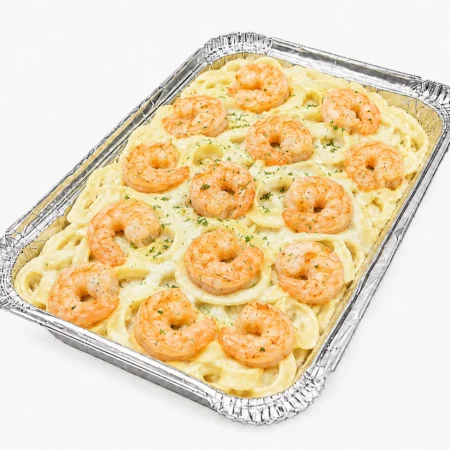 Shrimp fettuccine pasta
