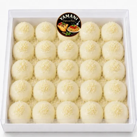 white chocolate mini pancakes