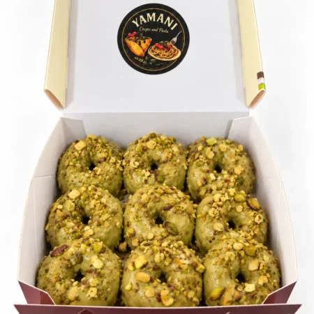 Mini donuts pistachio