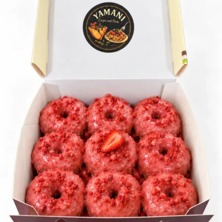 Mini donuts strawberry